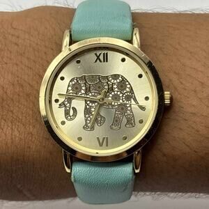 Turquoise Elephant Watch